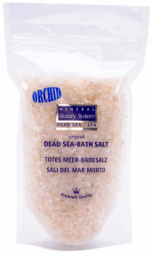 Mineral Beauty ORCHIDEA prírodná morská soľ do kúpeľa vrecko 500g