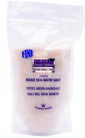 100% NATURAL jemne zrnitá prírodná morská soľ do kúpeľa vrecko 500 g