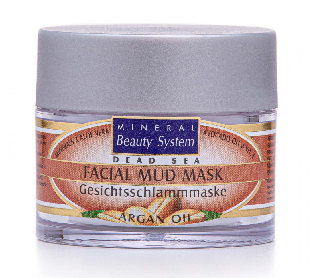 Image pro obrázek produktu Mineral Beauty Bahenná pleťová maska s ARGÁNOVÝM OLEJOM 50ml