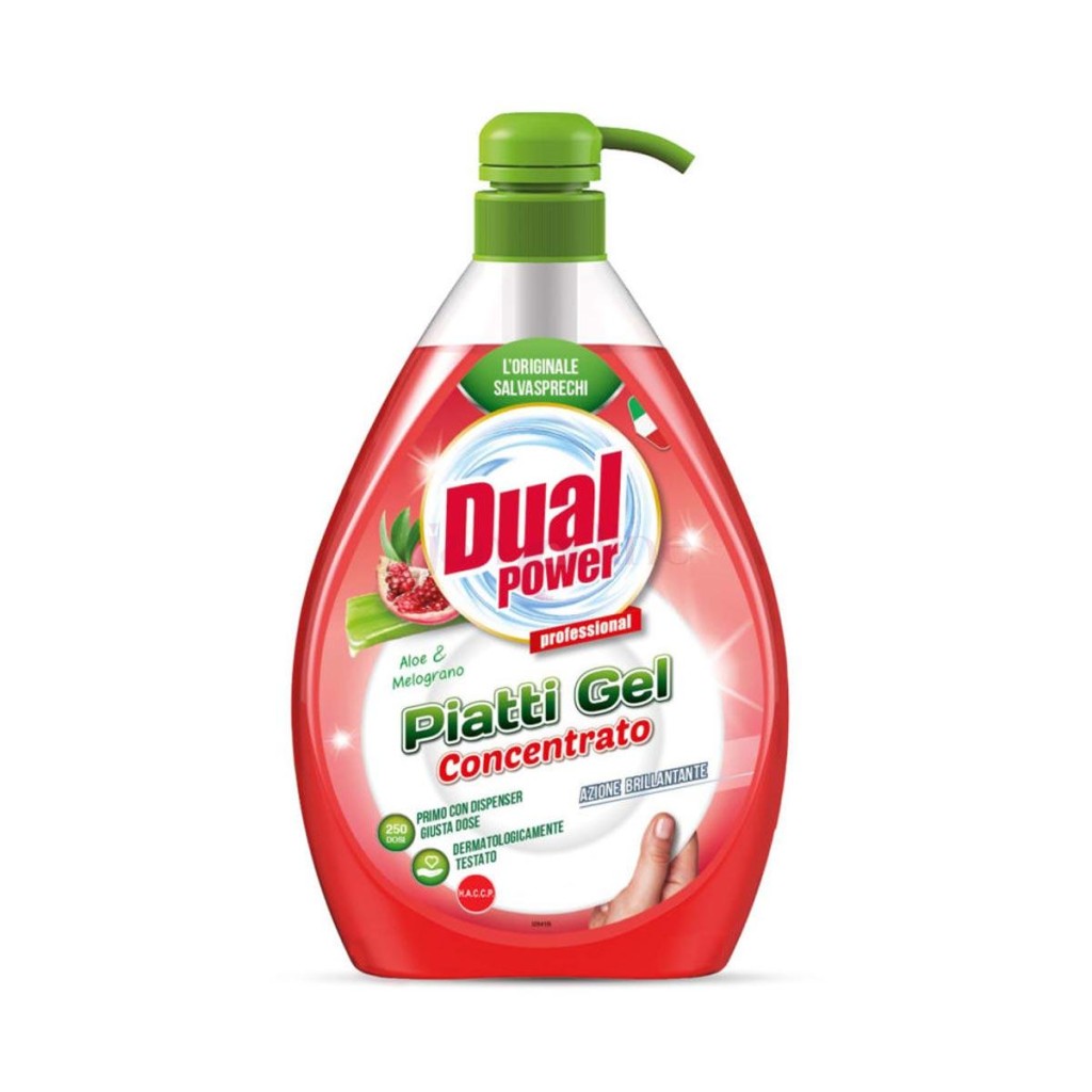 Image pro obrázek produktu DUAL power koncent. gél na umývanie Aloe & Granátové jablko 1l