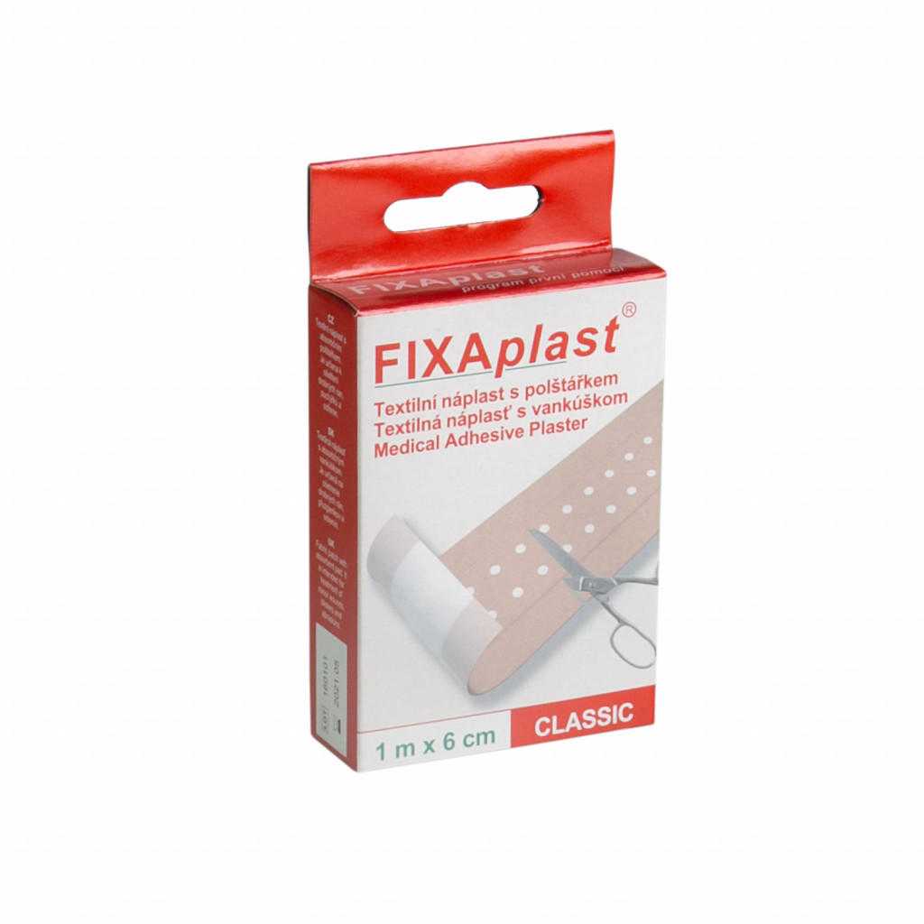 Image pro obrázek produktu FIXAPLAST - náplasť 1m x 6cm nedelená CLASSIC