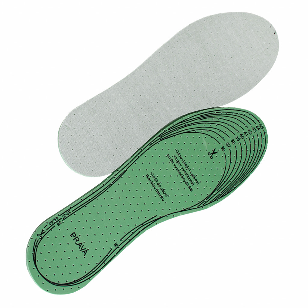 Image pro obrázek produktu Mizbel Vložky do topánok odstrihávacie DEO  antibakterial veľkosť 36-46