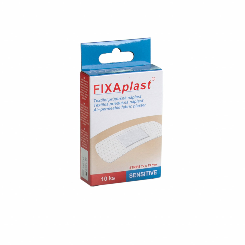 Image pro obrázek produktu FIXAPLAST náplasť strips 72mm x 19mm SENSITIV