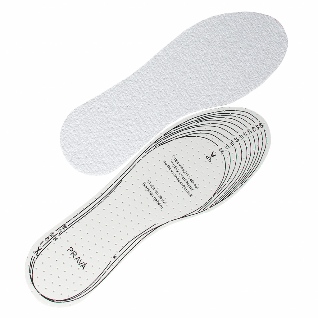 Image pro obrázek produktu Mizbel Vložky do topánok odstrihávacie SPORT froté veľkosť 36-46