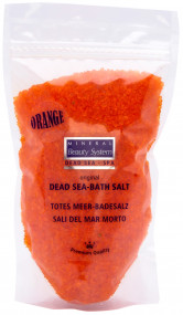Mineral Beauty POMARANČ prírodná morská soľ do kúpeľa vrecko 500g