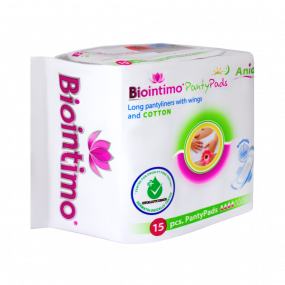BIOINTIMO aniónové vložky intimky s krídelkami 15ks