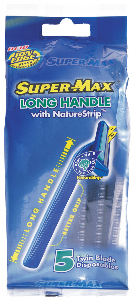 Image pro obrázek produktu SUPERMAX  pánske dvojbrité žiletky LONG HANDLE 5ks