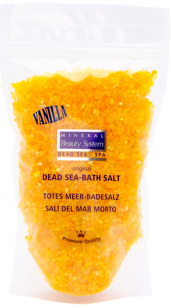 Image pro obrázek produktu Mineral Beauty VANILKA prírodná morská soľ do kúpeľa vrecko 500g