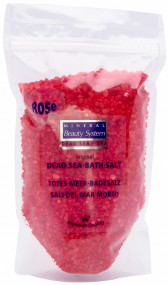 Mineral Beauty RUŽA prírodná morská soľ do kúpeľa vrecko 500g