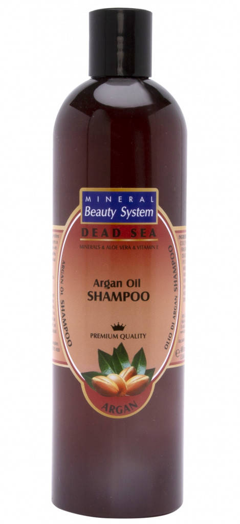 Image pro obrázek produktu Mineral Beauty Šampón na vlasy s ARGÁNOVÝM OLEJOM 400ml