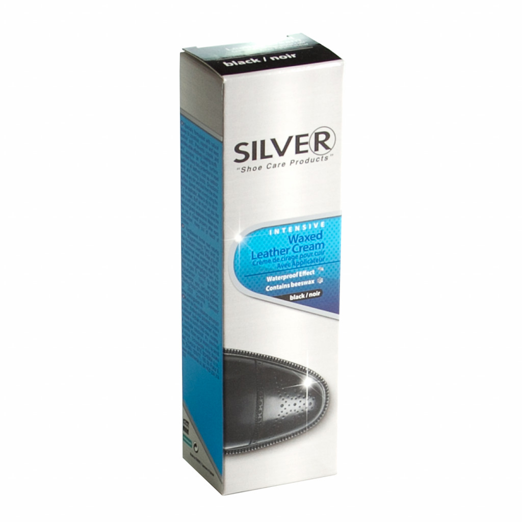 Image pro obrázek produktu SILVER krém na obuv s voskom  Tuba s aplikátorom  čierny 75ml
