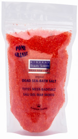 Mineral Beauty GRANATOVÉ JABLKO prírodná morská soľ do kúpeľa vrecko 500g